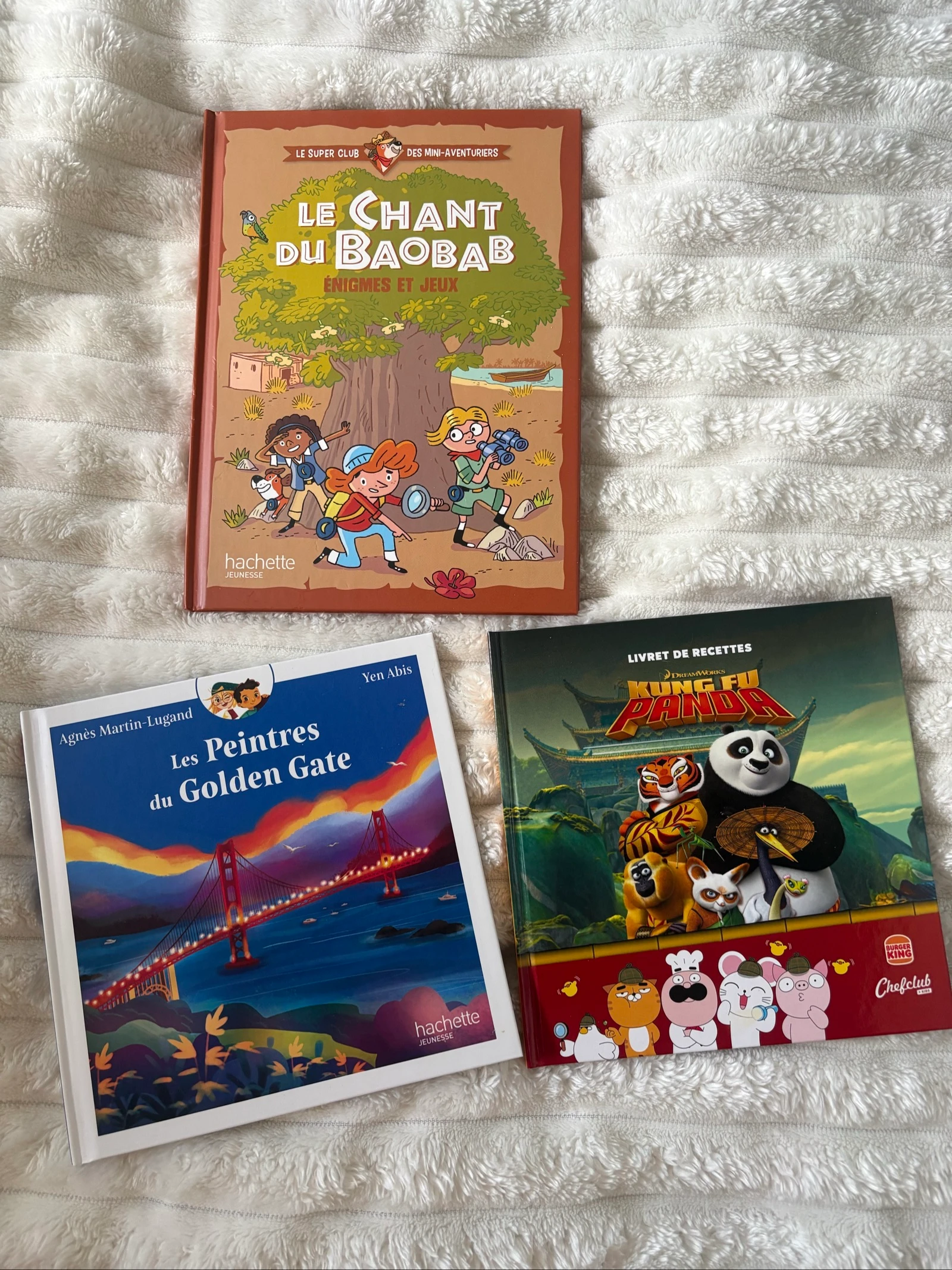 Lot 3 petits livres pour enfant - McDonalds et Burger King